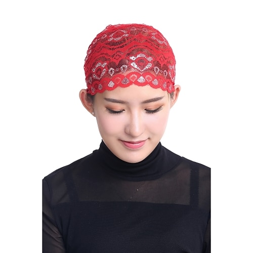 

Per donna Pizzo Hijab - Di pizzo Jacquard / Romantico