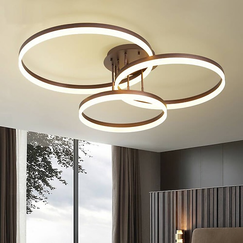 

3-Light 3-Head Geometric Modern Simplicity Led CeilingLamp Acrylic Living Room Dining Room Bedroom Light Fixture