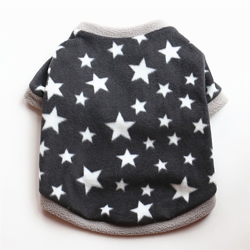 

Dog Cat Pets Sweater Sweatshirt Vest Character Stars Fashion Casual / Daily Dog Clothes Puppy Clothes Dog Outfits Black Sweatshirts for Girl and Boy Dog Cotton XS S M L