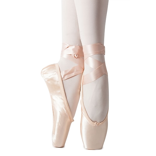 

Women's Ballet Shoes Pointe Shoes En Pointe Dance Supplies Ribbons Ribbon Tie Lace-up Flat Heel Pink / Indoor / Silk / Practice / EU39