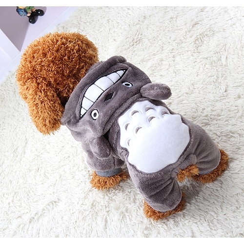 

Dog Cat Pets Sweater Sweatshirt Puppy Clothes Plaid / Check Solid Colored Rabbit / Bunny One Piece Casual / Daily Dog Clothes Puppy Clothes Dog Outfits Gray Sweatshirts