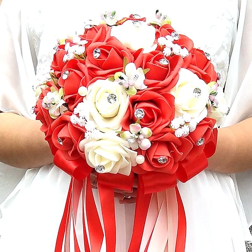 

Wedding Flowers Bouquets Wedding / Special Occasion Polyester / Foam 7.87""(Approx.20cm) Christmas