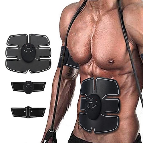 

Abs Stimulator Abdominal Toning Belt EMS Abs Trainer Sports Fitness Gym Workout Electronic Wireless Muscle Toner Weight Loss For Women Men Leg Abdomen