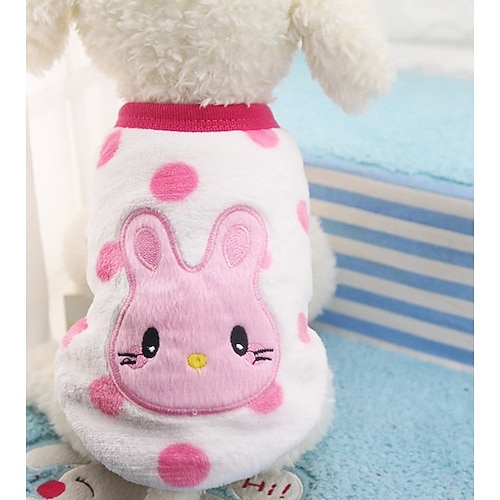 

Dog Cat Jumpsuit Pajamas Puppy Clothes Cartoon Character Animal Sports & Outdoors Casual / Sporty Dog Clothes Puppy Clothes Dog Outfits Pink Blue Costume for Girl and Boy Dog XXS XS S M L XL