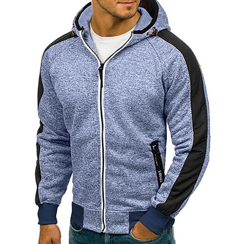 

Per uomo Giacca con cappuccio Felpa con cappuccio Grigio chiaro Grigio scuro Blu marino Nero Con cappuccio Cotone Fantastico Indicato per i polsi Inverno Autunno Abbigliamento Felpe con cappuccio