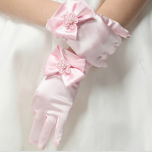 

Toddler Girls' Solid Colored Gloves Blushing Pink / White / Black M / L