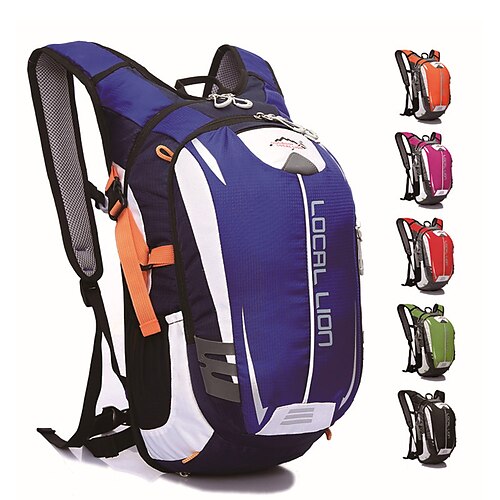 

18 L Hiking Backpack Daypack Bike Hydration Pack & Water Bladder Anti-Slip Large Capacity Waterproof Bike Bag Polyester Mesh Nylon Bicycle Bag Cycle Bag Cycling Mountain Bike / MTB Bike / Bicycle