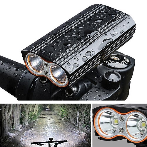 

LED Bike Light Bicycle Cycling Waterproof Portable Quick Release 2000 lm Rechargeable USB Camping / Hiking / Caving Cycling / Bike