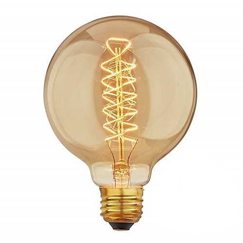 

1pc 40 W E26 / E27 G95 Warm White 2200-2700 k Retro / Dimmable / Decorative Incandescent Vintage Edison Light Bulb 220-240 V