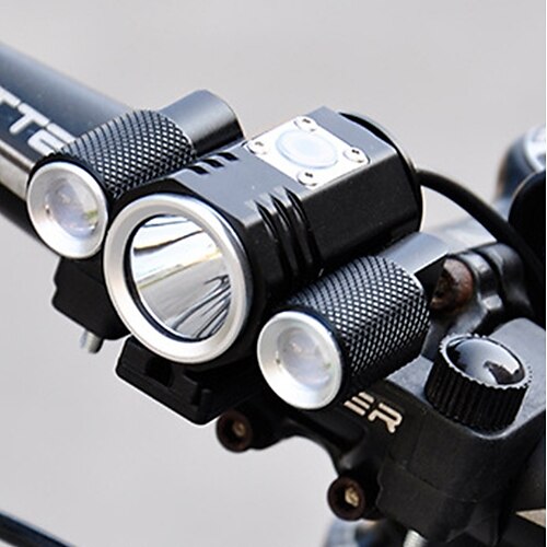 

LED Bike Light LED Light Clips and Mounts Front Bike Light Bicycle Cycling Waterproof Super Bright Portable Adjustable no battery Batteries Powered White Camping / Hiking / Caving Cycling