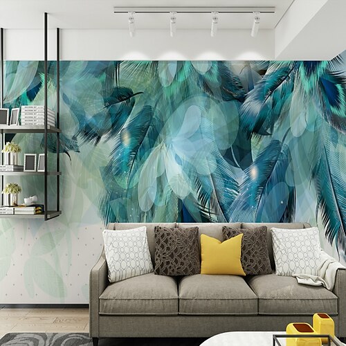 

Mural Wallpaper Wall Sticker Covering Print Adhesive Required Feather Canvas Home Décor