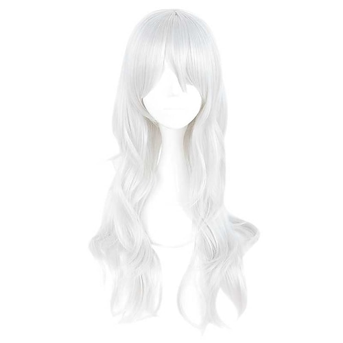 

White Wig King of Glory Cosplay Cosplay Wigs Unisex 75 inch Heat Resistant Fiber Anime Wig