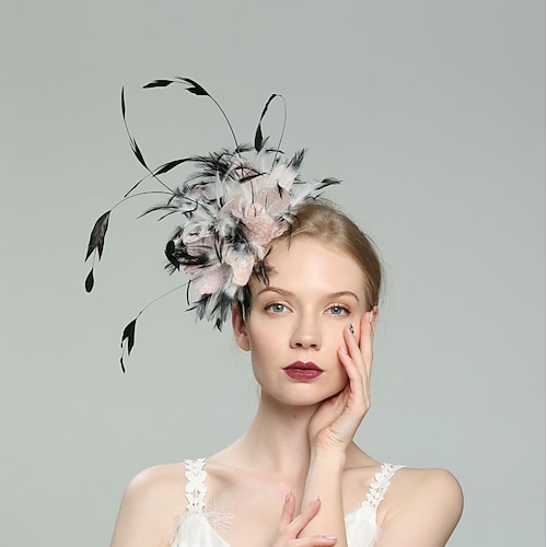 

Feathers Fascinators with Feather 1pc Wedding / Special Occasion / Ladies Day Headpiece