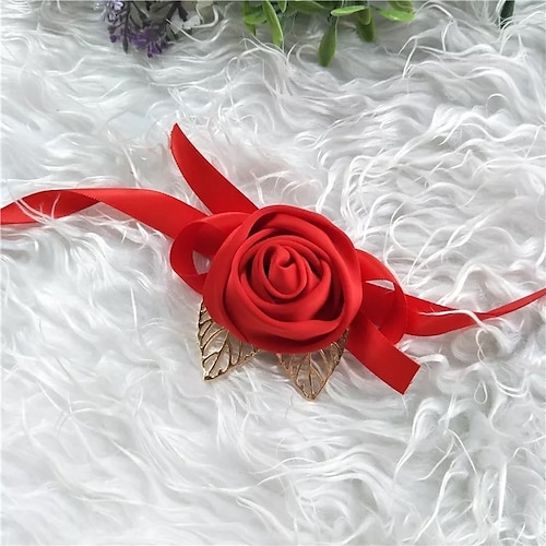 

Wedding Flowers Wrist Corsages Wedding / Wedding Party Silk / Fabrics 0-10 cm Christmas