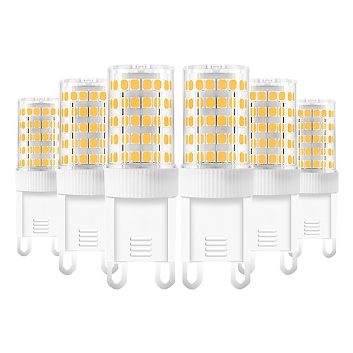 

6pcs 10 W LED Bi-pin Lights 600-800 lm G9 T 86 LED Beads SMD 2835 Warm White Cold White Natural White 220-240 V