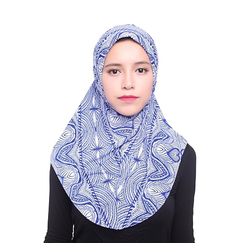 

Women's Vintage Rayon Hijab - Solid Colored Criss Cross / All Seasons