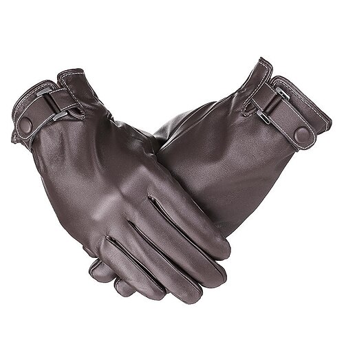 

Full Finger Men's Motorcycle Gloves Leather Touch Screen / Warm / Non Slip