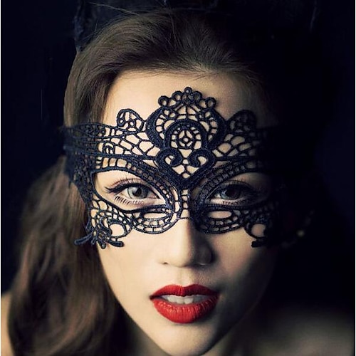 

Halloween / Serata / evento Accessori per feste Maschera A fasce / Tinta unita Pizzo Moda / Creativo