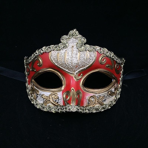 veneziano Maschera Maschera veneziana Maschera mascherata Maschera semifacciale Maschera di carnevale Per adulto Per donna Per femmina Vintage Festa /