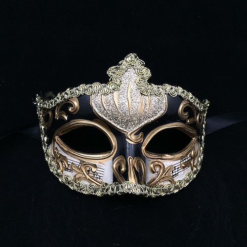 veneziano Maschera Maschera veneziana Maschera mascherata Maschera semifacciale Maschera di carnevale Per adulto Per donna Per femmina Vintage Festa /