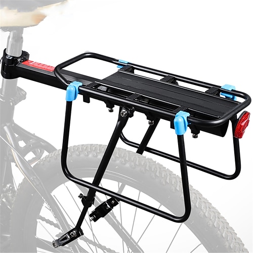 

Bike Cargo Rack Max Load 50 kg Adjustable / Retractable Quick Dismantling Rear Shelf Quick Release Aluminum Alloy Road Bike Mountain Bike MTB - Black Black / Blue