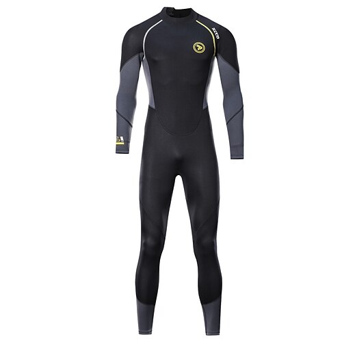 

ZCCO Men's Full Wetsuit 1.5mm SCR Neoprene Diving Suit Thermal Warm UPF50 Quick Dry High Elasticity Back Zip - Swimming Diving Surfing Scuba Patchwork Spring Summer Autumn / Fall