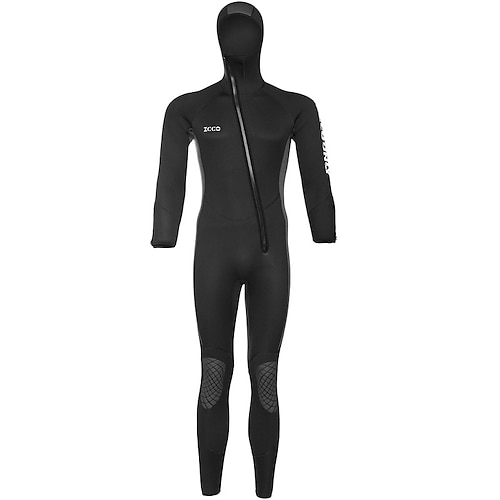 

ZCCO Men's Full Wetsuit 5mm SCR Neoprene Diving Suit Thermal Warm UPF50 Quick Dry High Elasticity Long Sleeve Front Zip - Swimming Diving Surfing Scuba Patchwork Spring Summer Autumn / Fall