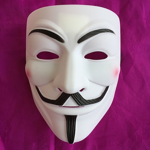 

Plastics Cosplay Costume Mask Party Costume Inspired by V for Vendetta More Costumes Cosplay Golden Silver Charm Halloween Time Display Anime Fashionable Design Christmas Masquerade Adults' Men's