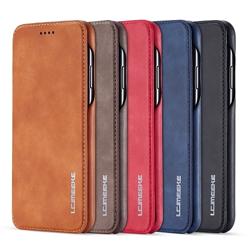 

Leather Case For ApplePhone 14 Pro Max 13 12 11 Pro Max Mini X XR XS 8 7 Plus Card Holder Flip Full Body Cases Word / Phrase / Solid Colored PU Leather / PC