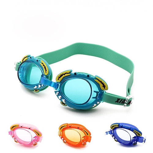 

Swimming Goggles Waterproof Anti-Fog For Kid's Silicone Rubber PC Greens Pink Blues