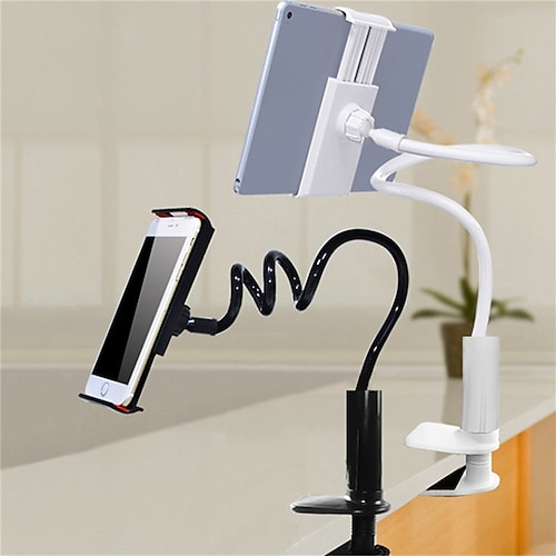 

Phone Holder Stand Mount Bed Desk iPad Cell Phone Tablet Adjustable Stand 360° Rotation Phone Desk Stand Adjustable New Design 360°Rotation Silicone ABS Phone Accessory For iPhone iPad