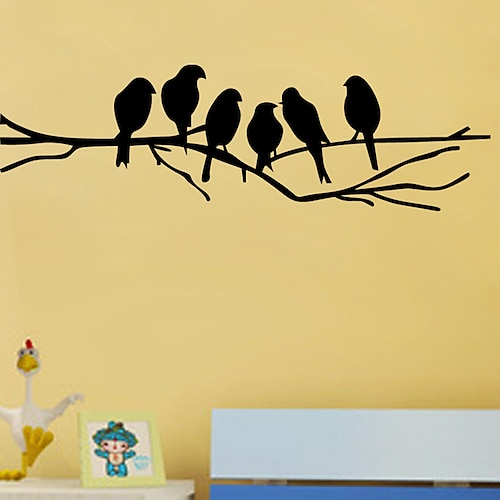 

Animal Decorative Wall Stickers Removable PVC DIY Home Decoration Wall Decal Wall Stickers for bedroom living room / Washable / Removable 11X38cm