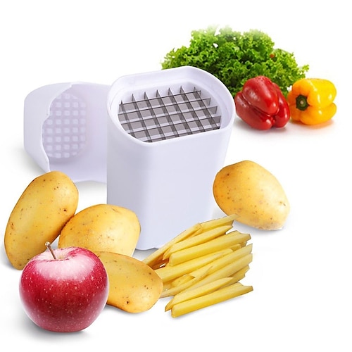 

Perfect Fries Potato Chip Natural French Fry Cutter Vegetable Fruit Slicer Potato Peeler