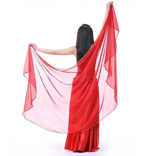 

Belly Dance Veil Women's Training / Performance Tulle Solid Modern Veil