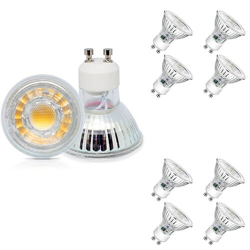 

10pcs 3 W Spot LED 200 lm GU10 GU10 12 Perles LED SMD Décorative Décoration de mariage de Noël Blanc Chaud Blanc Froid 220-240 V / RoHs