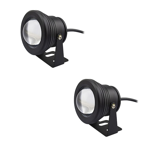 

Outdoor 2pcs 10W Submersible Lights Underwater Lights Waterproof Decorative Warm White Cold White 12V Aquarium Vase Swimming pool Courtyard Garden 1LED Beads