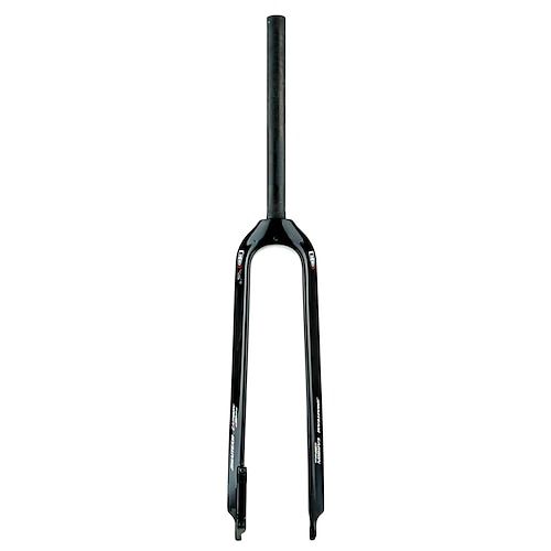 

Bike Fork Rigid Fork 28.6 mm Carbon Fiber Full Carbon Lightweight Durable for Cycling Bicycle Road Bike Mountain Bike MTB Black 3K Glossy