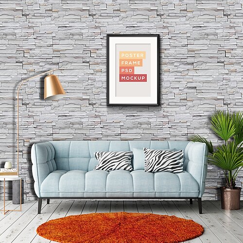 

Wallpaper Wall Covering Sticker Film Brick Peel and Stick Removable 3D Vinyl PVC Home Décor 10045 cm