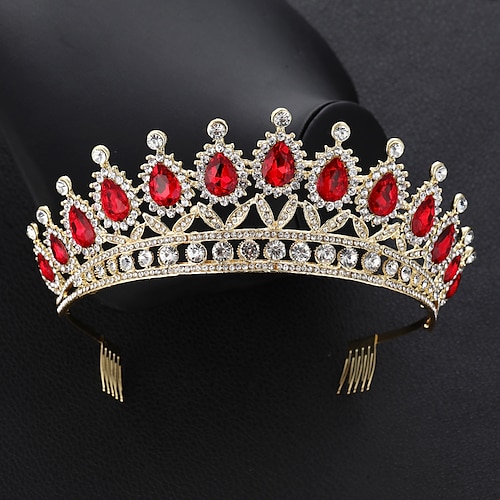 

Crystal / Alloy Crown Tiaras with Crystal 1 PC Wedding / Special Occasion / Valentine's Day Headpiece