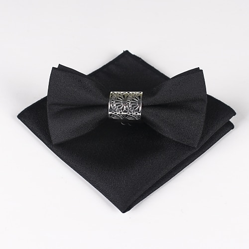 

Men's Basic Bow Tie Solid Colored Wine Dark Green Navy Blue 2022