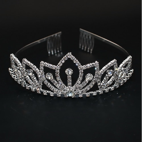 

Women's Ladies For Homecoming Royalty Rhinestone Silver Plated Alloy Silver