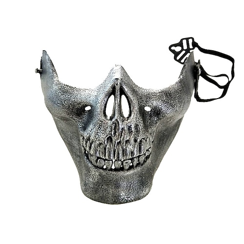 

Cosplay Costume Mask Inspired by Skeleton / Skull Scary Movie Golden Silver Cosplay Halloween Carnival Masquerade Adults' Men's Women's