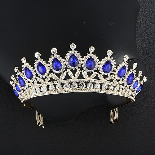 

Crystal / Alloy Crown Tiaras with Crystal 1 PC Wedding / Special Occasion Headpiece