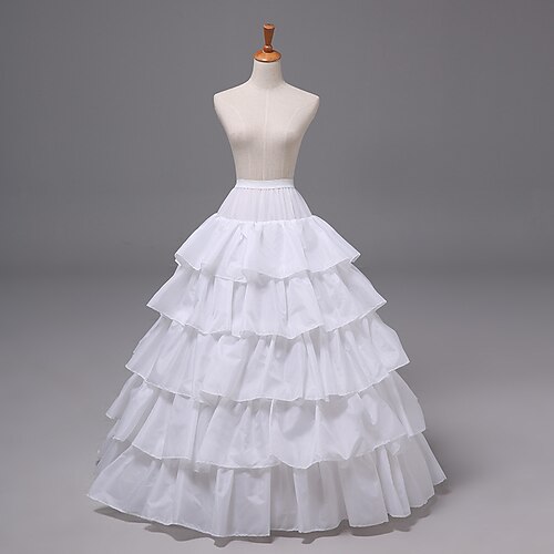 

Bride Classic Lolita 1950s Layered Cocktail Dress Vintage Dress Dress Petticoat Hoop Skirt Crinoline Prom Dress Women's Girls' Costume Vintage Cosplay Wedding Party Princess Petticoat / Tulle