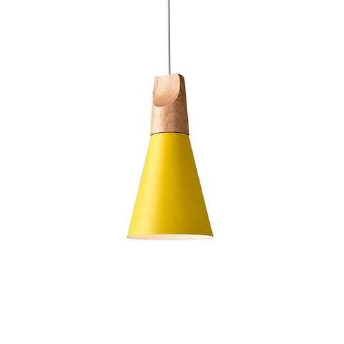 

14 cm Single Design Pendant Light Metal Cone Mini Painted Finishes Contemporary Artistic 220-240V