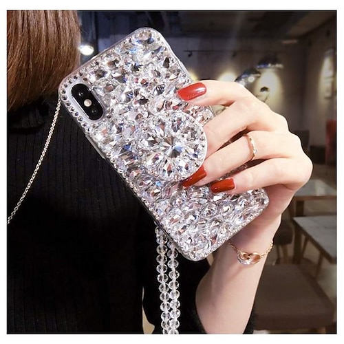 Glitter Bling Case Diamond Ring Cover For Samsung S23 S22 Ultra S21+ S20  Note 20