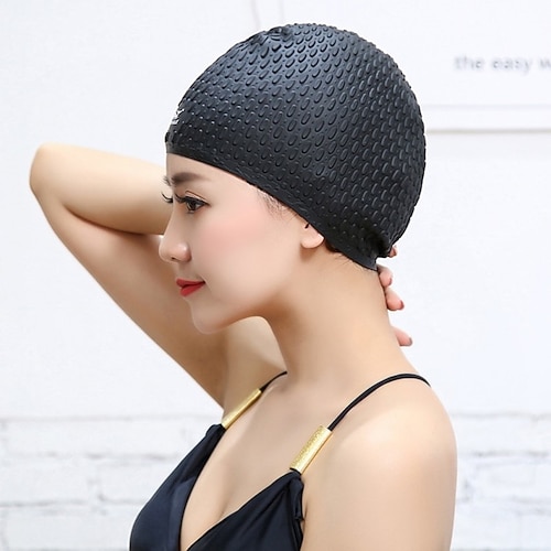 

Swim Cap for Adults Silicone Waterproof Swimming Surfing