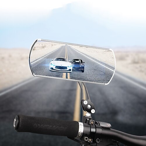 

Rear View Mirror Handlebar Bike Rear View Mirror Convex Mirror Adjustable Durable Easy to Install Cycling Bicycle motorcycle Bike Aluminum Alloy Black Red Blue 2 pcs Mountain Bike MTB Road Cycling