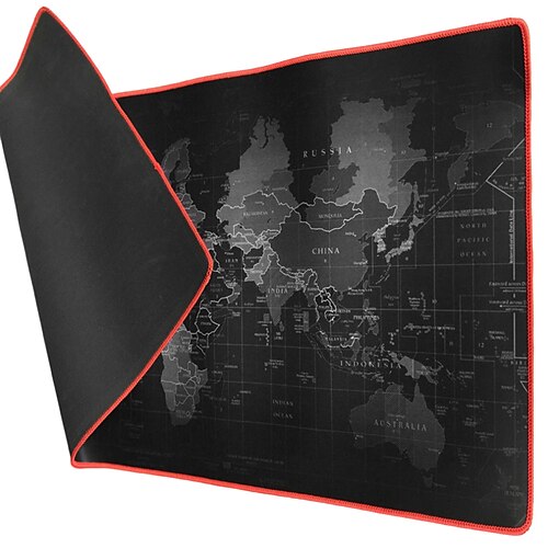 

30802cm Extra Large Mouse Pad Old World Map Gaming Mousepad Anti-slip Natural Rubber Gaming Mouse Mat with Locking Edge