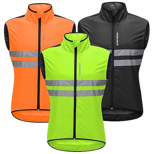 WOSAWE Gilet da ciclismo Uomo Senza maniche Sport Ciclismo Maglie Gilet WOSAWE Gilet da ciclismo Uomo Senza maniche Sport Ciclismo Maglie Gilet